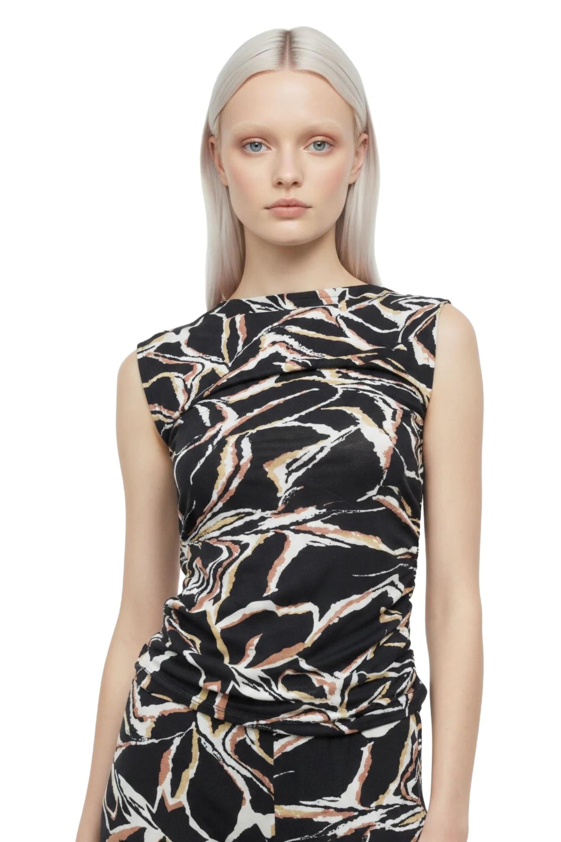 No Matter What Blouse in Zwart: voorkant