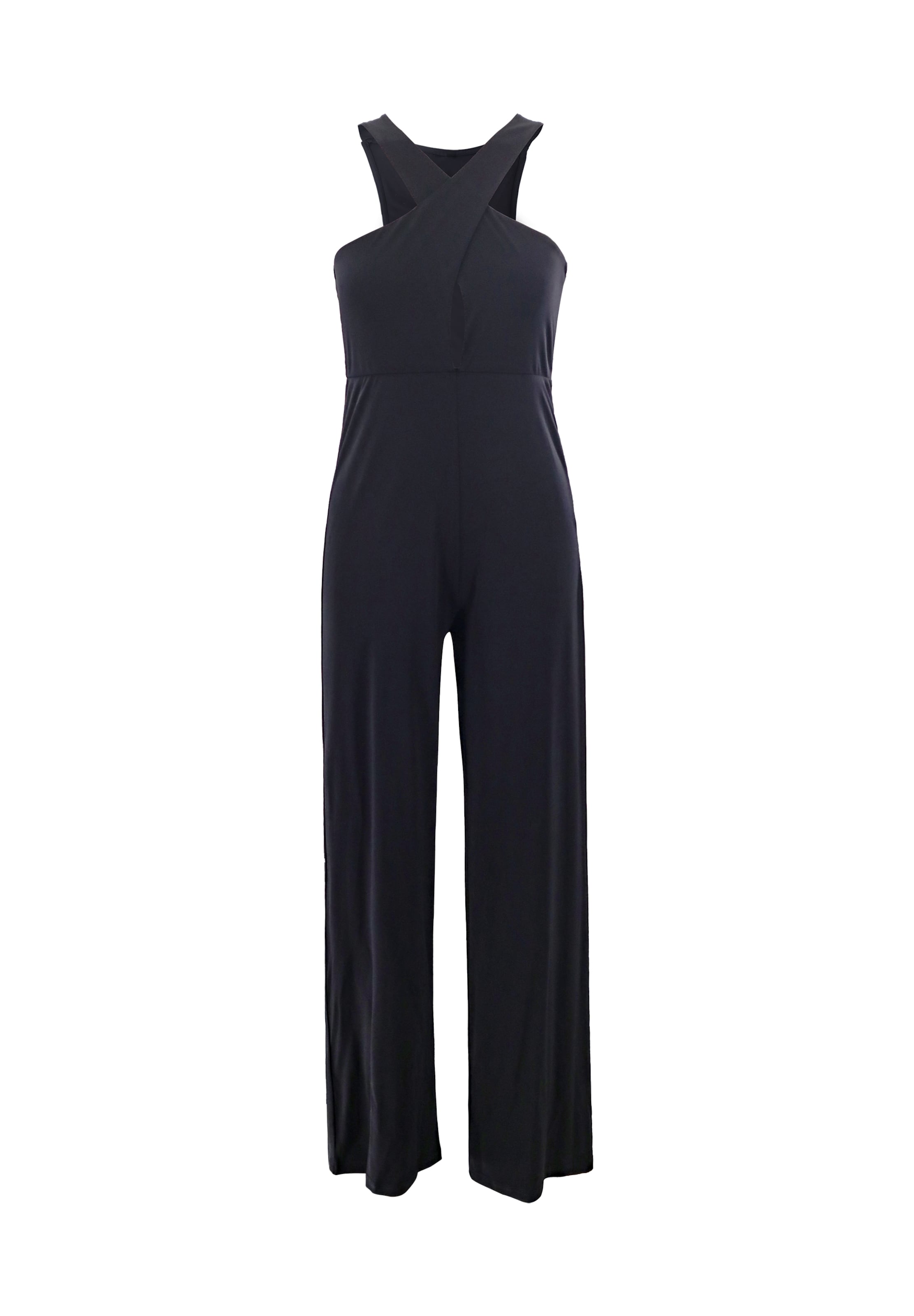 AIKI KEYLOOK Jumpsuit 'Bluemoon' in Black: front