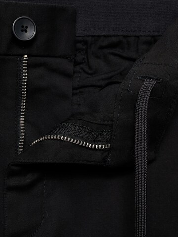 MANGO MAN Tapered Hose 'Prato' in Schwarz