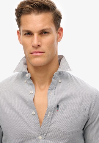 Superdry Regular fit Overhemd 'Essentials' in Blauw