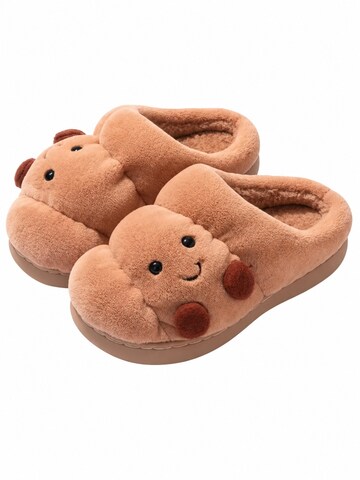 NEXORA Slippers 'Croissant' in Brown