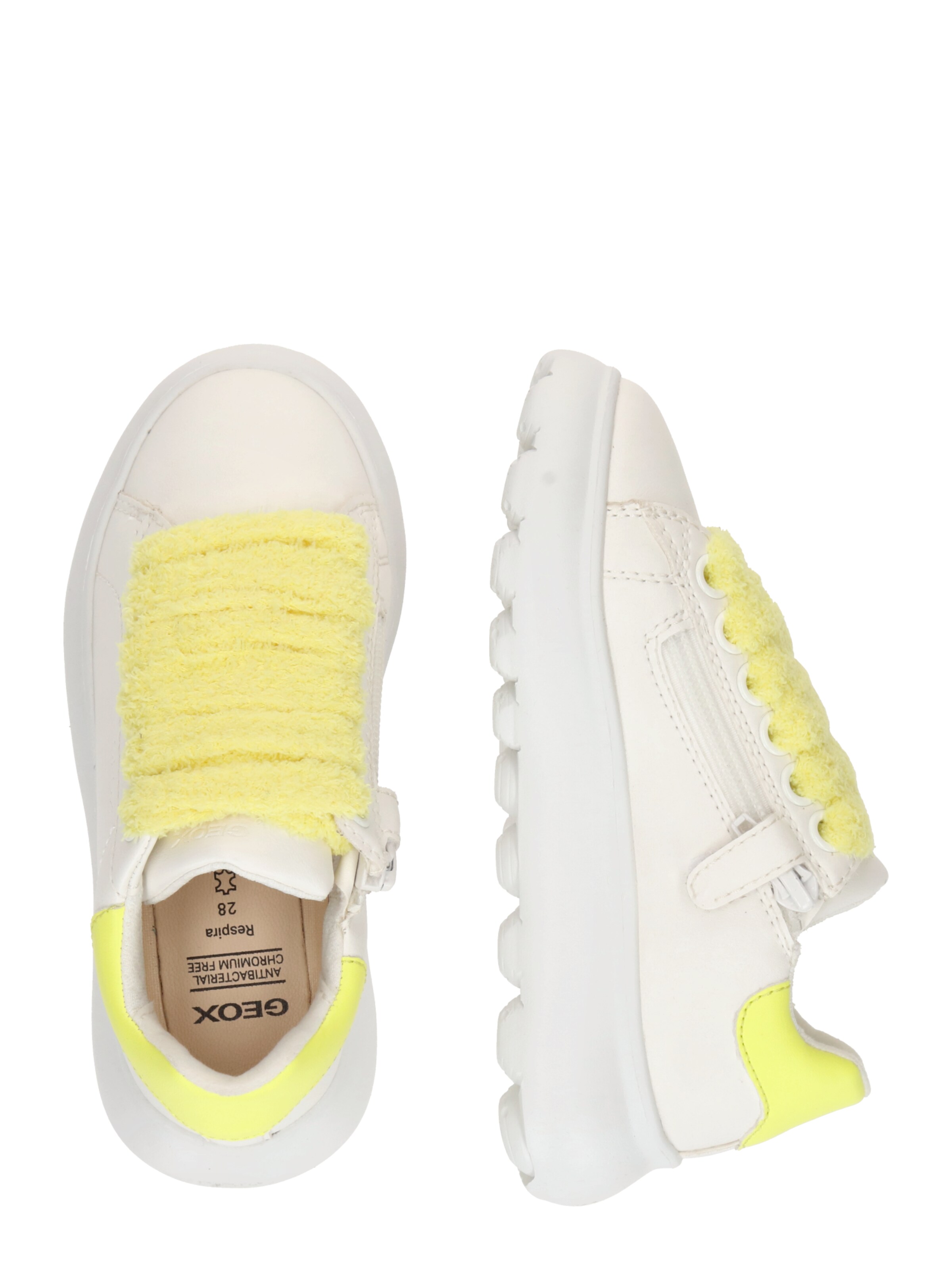 GEOX Tennarit 'PUFFYPOP' värissä valkoinen