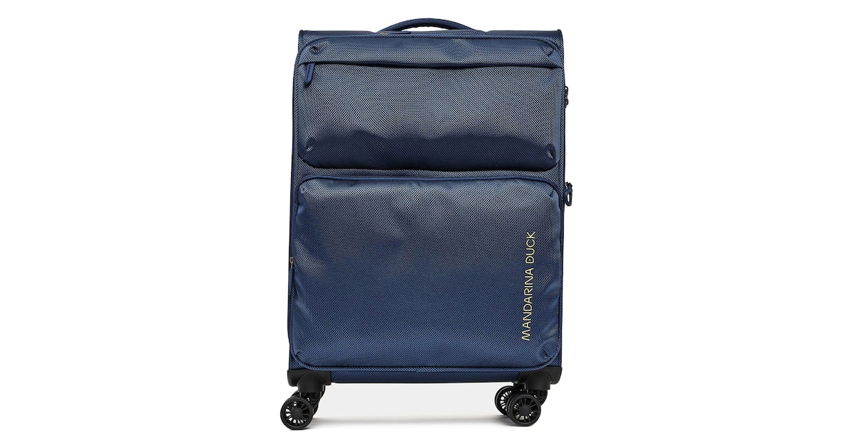 Mandarina Duck Zephyr Rolling Tote, Dress Blue, 41 cm x 21 cm x 36 cm, Comoda borsa Pilot a Due ruote | Suitcases Mandarina Duck Zephyr Rolling Tote, Dress Blue, 41 cm x 21 cm x 36 cm, Comoda borsa Pilot a Due ruote | Suitcases