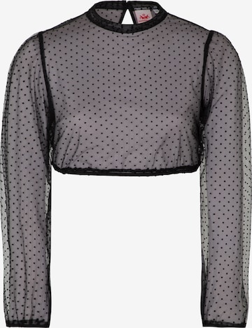 SPIETH & WENSKY Traditional Blouse 'Eduarda' in Black: front