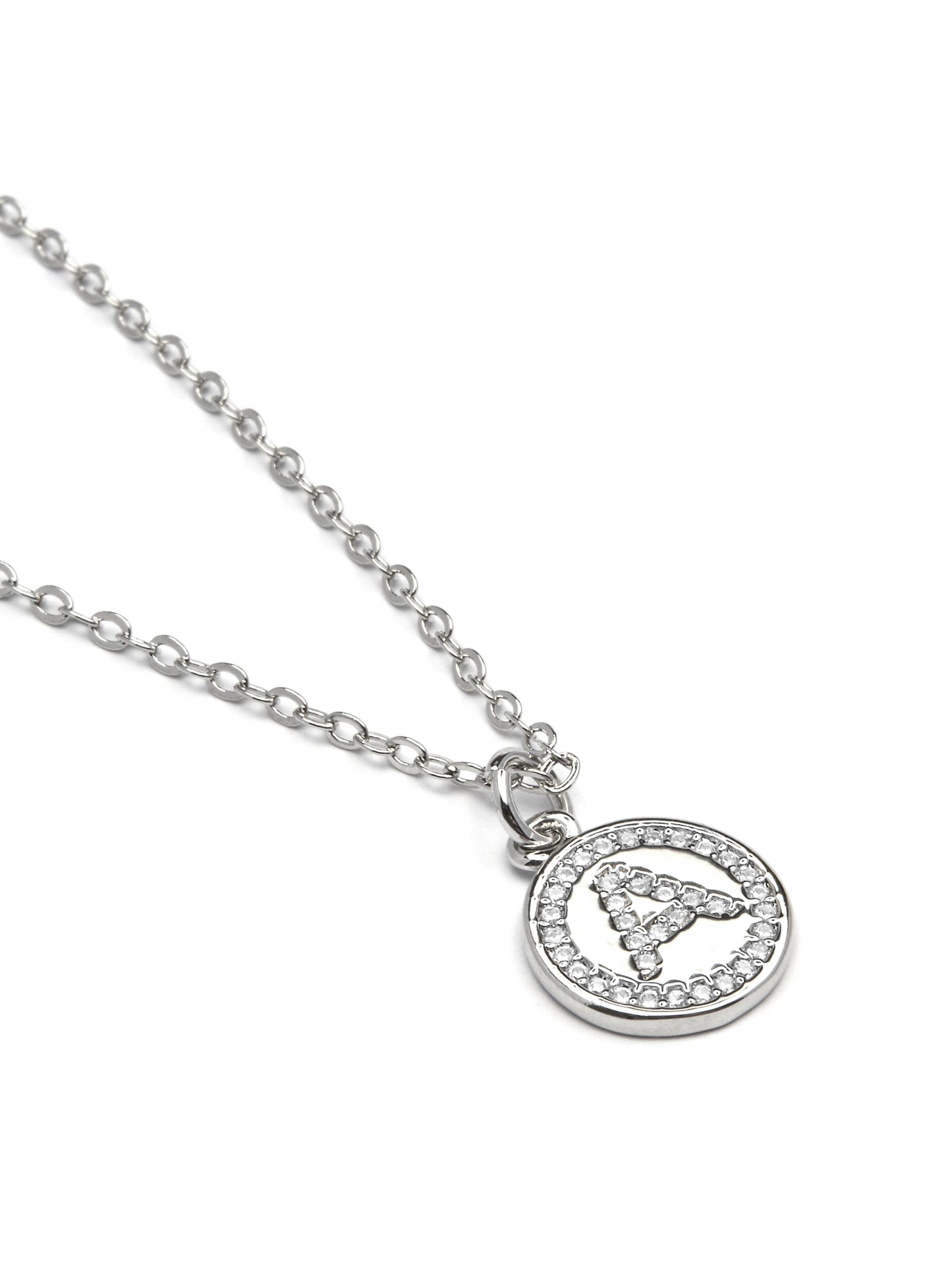 Luxenter Necklace 'Alphabet' in White