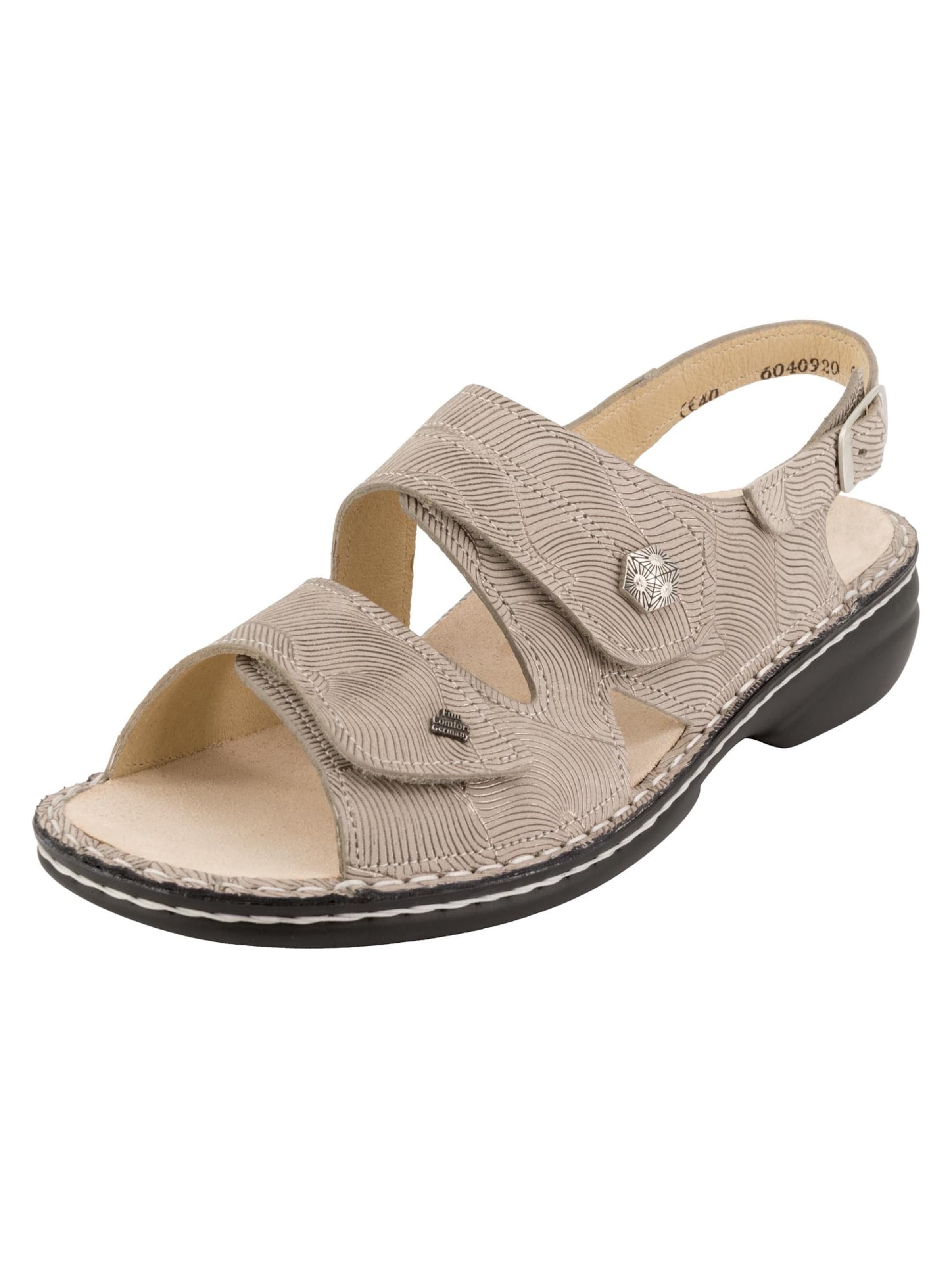 Finn Comfort Sandale 'Milos'‌‌‌‌‌‌‌‌‌‌ in Beige: Vorderseite