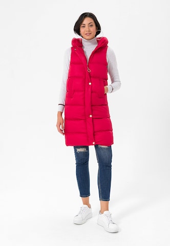 Gilet Jimmy Sanders en rouge