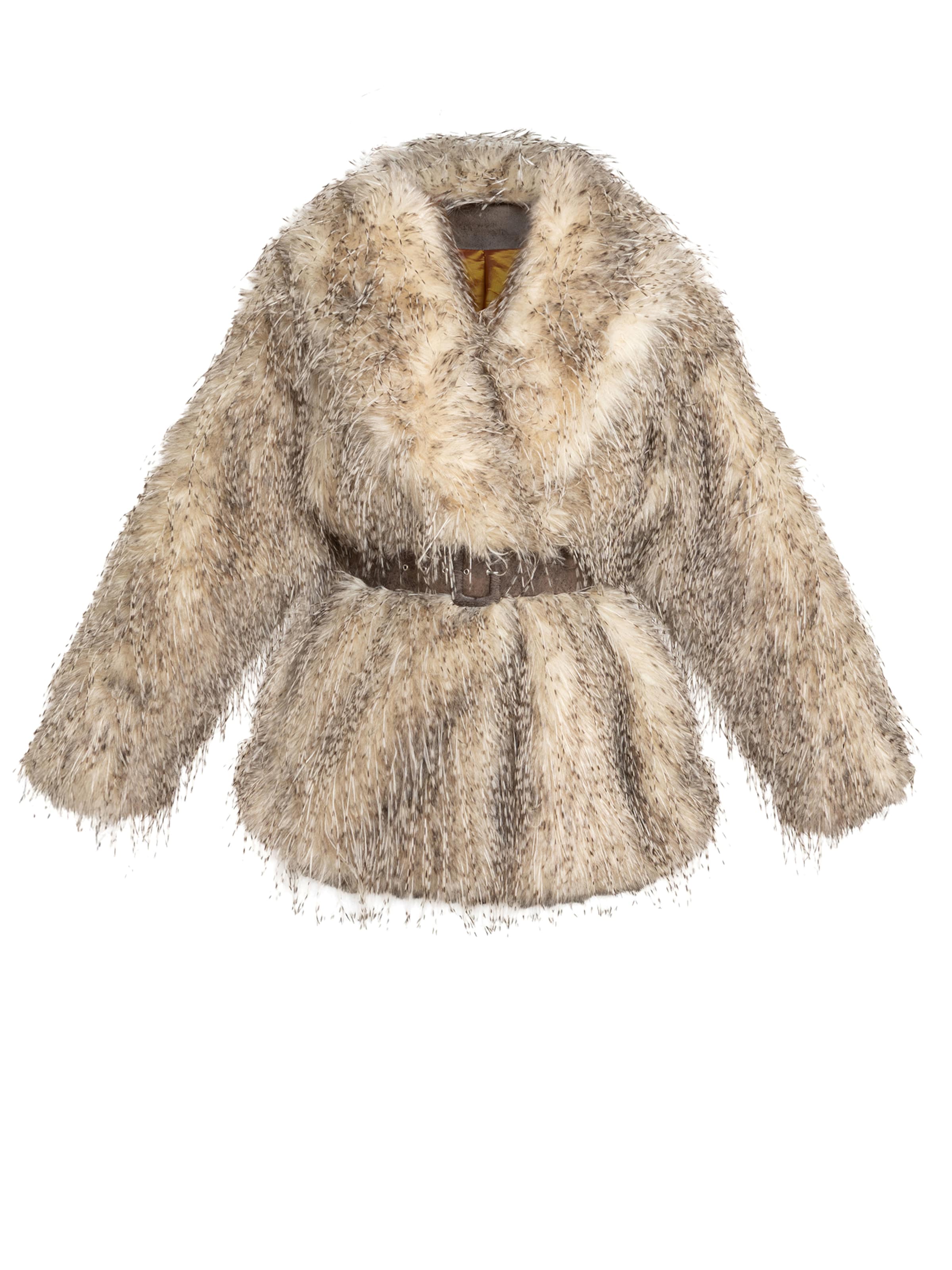 JIORO Winter Coat 'ESSENTIALS' in Beige: front