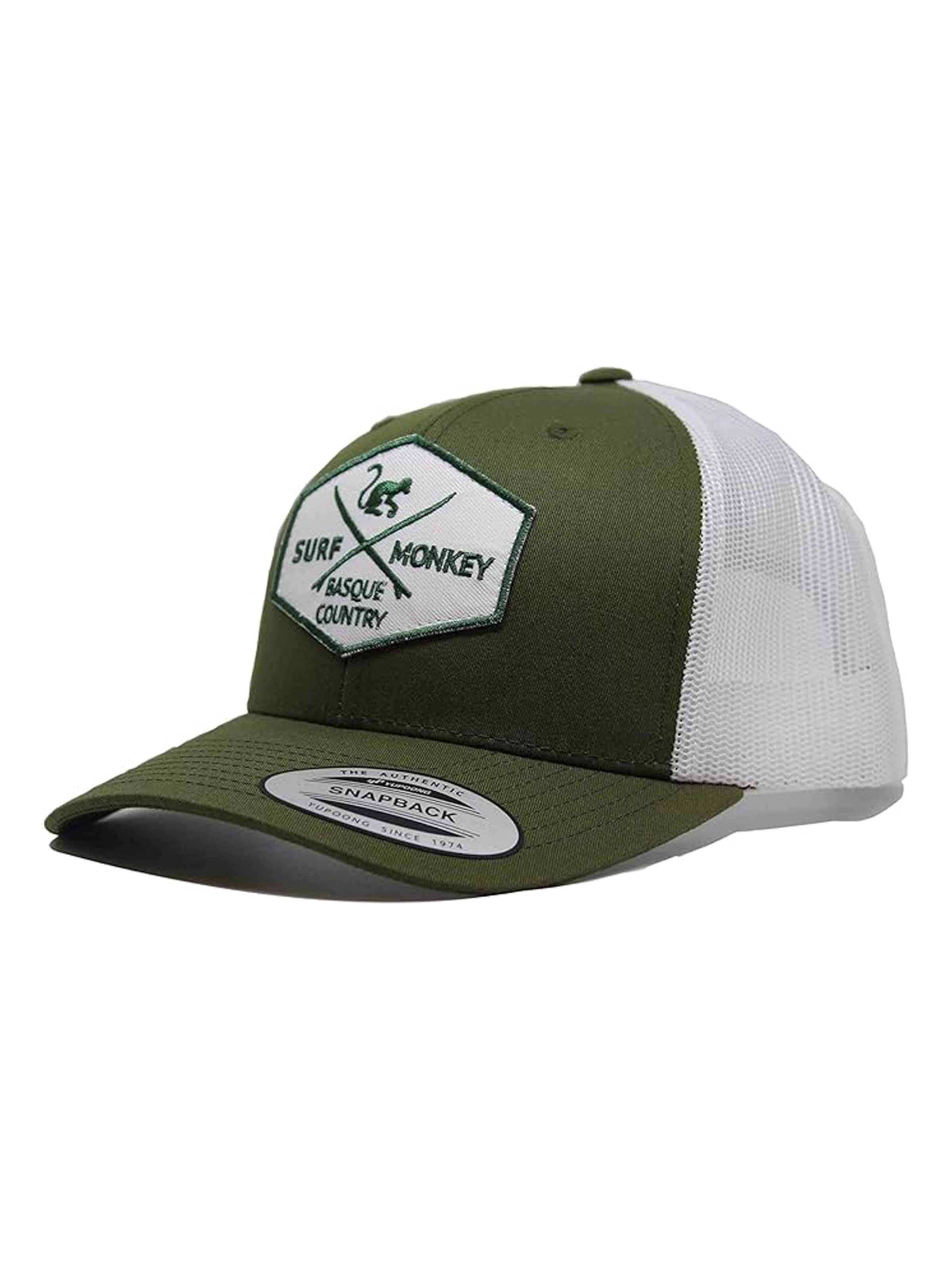 Surf Monkey Sports cap in Green: front