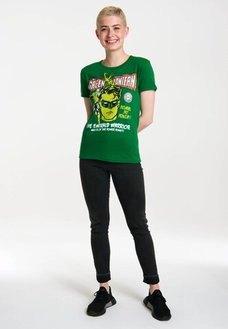 LOGOSHIRT T-Shirt 'Green Lantern – Power' in Grün