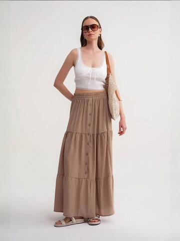 MixRay Skirt in Brown
