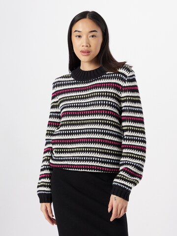 comma casual identity Sweater in Black: front