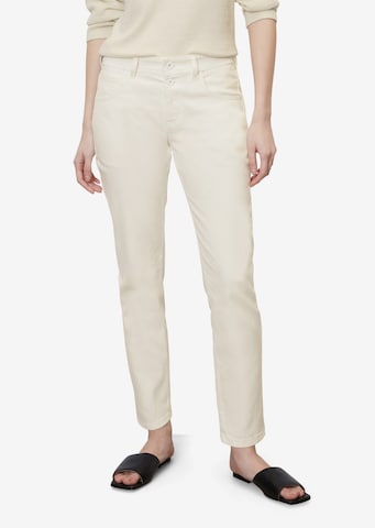 Marc O'Polo Regular Jeans 'Theda' in Wit: voorkant