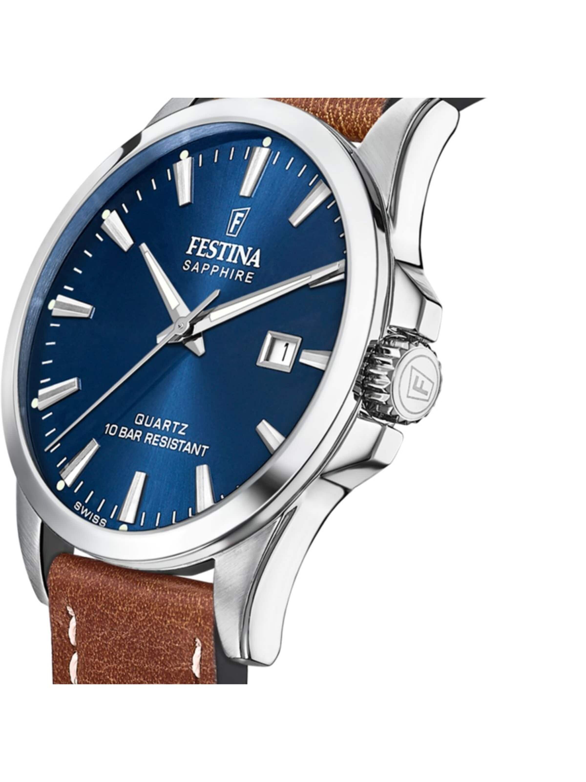 Montre à affichage analogique FESTINA en bleu