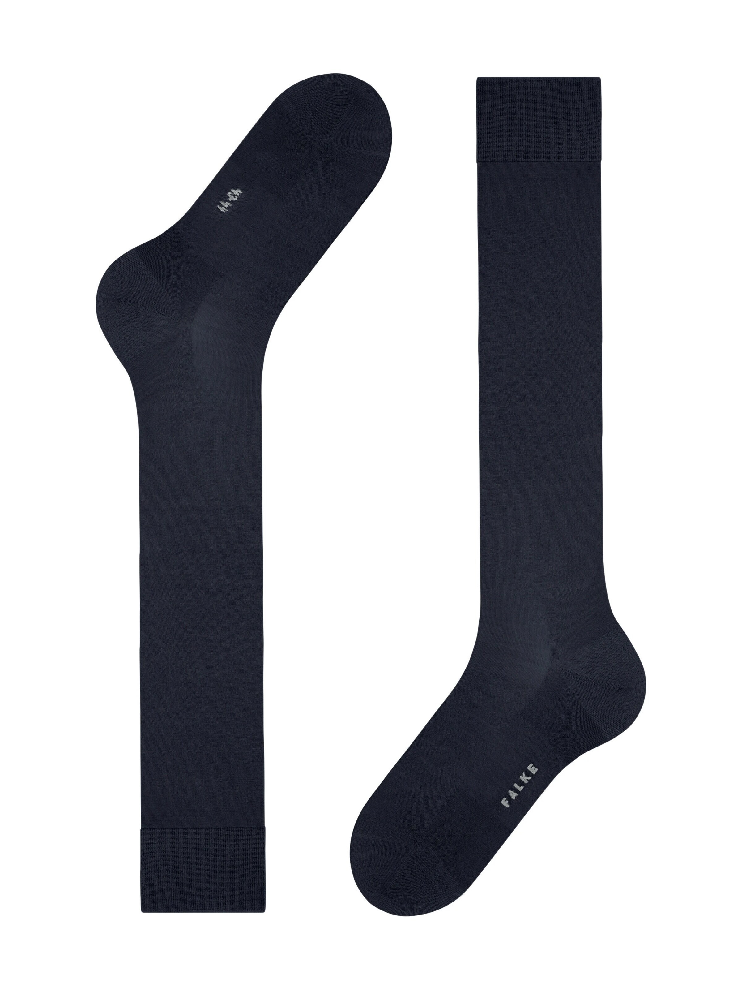 FALKE Knee High Socks 'ClimaWool' in Blue