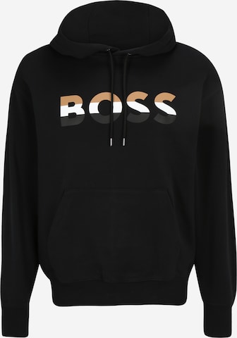 BOSS Black - Sweatshirt 'Econy' em preto: frente