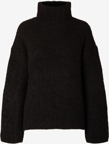 SELECTED FEMME Sweater in Black: front