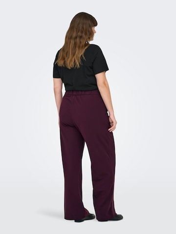 ONLY Carmakoma Wide Leg Hose in Rot