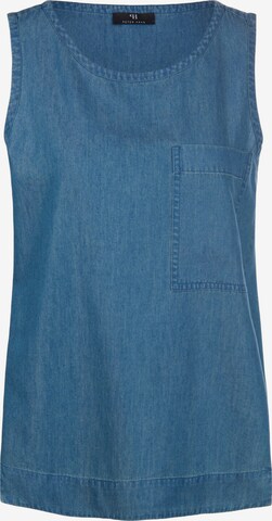 Peter Hahn Top in Blauw: voorkant