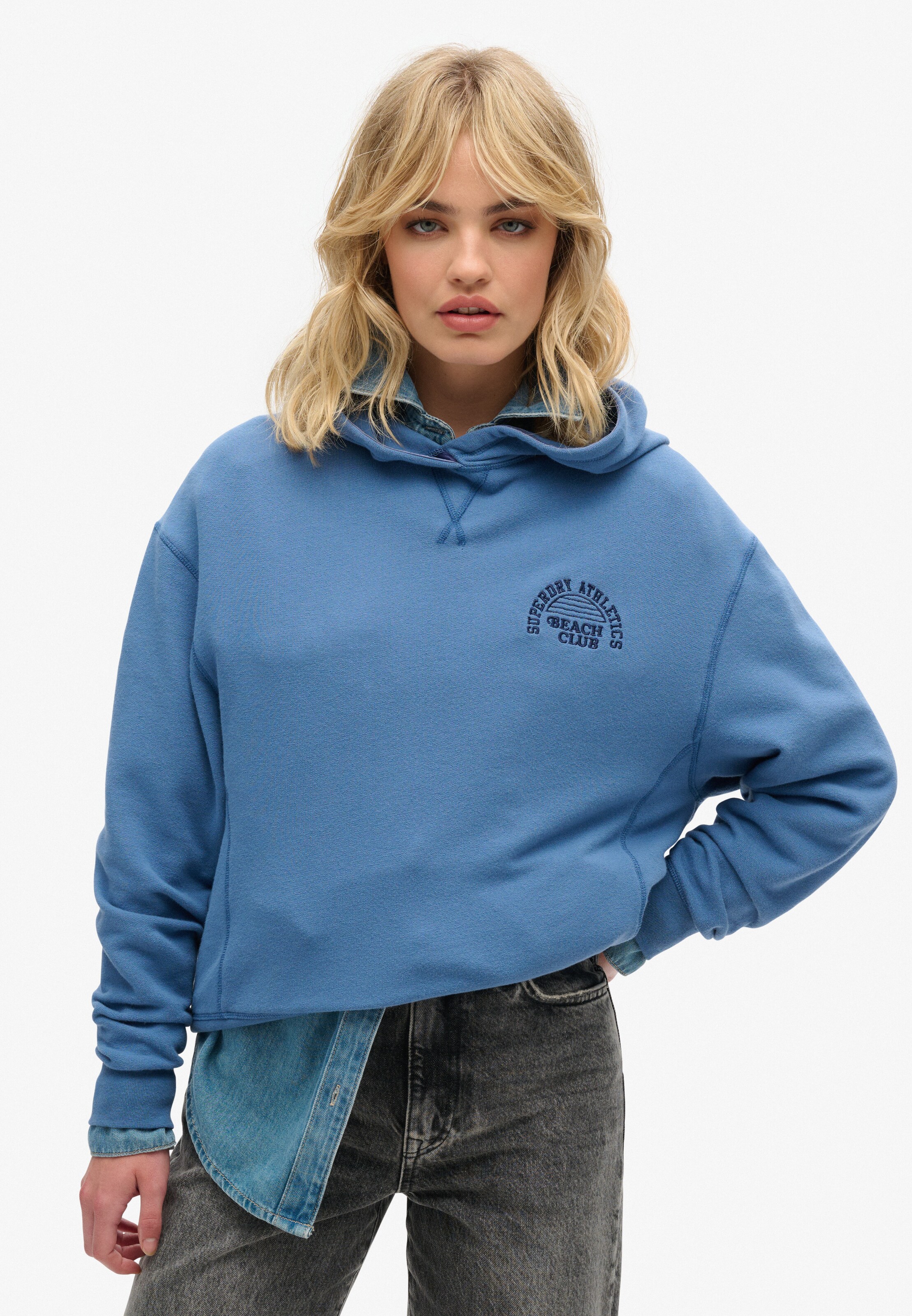 Superdry Sweatshirt in Blauw