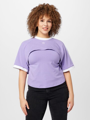 ADIDAS ORIGINALS Shirt 'Always Original ' in Purple: front