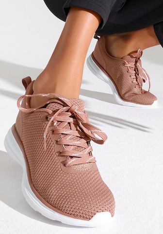 LASCANA Sneaker low i pink: forside