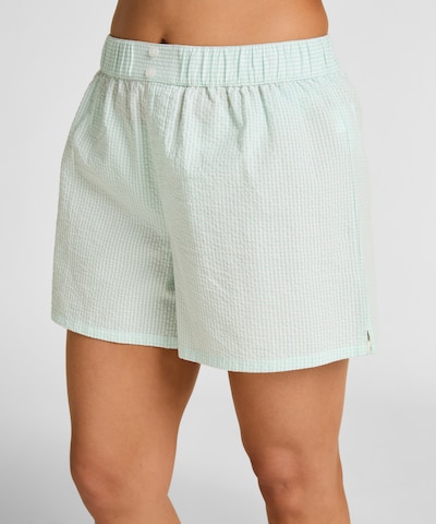 Hunkemöller Shorty in aqua / weiß, Produktansicht