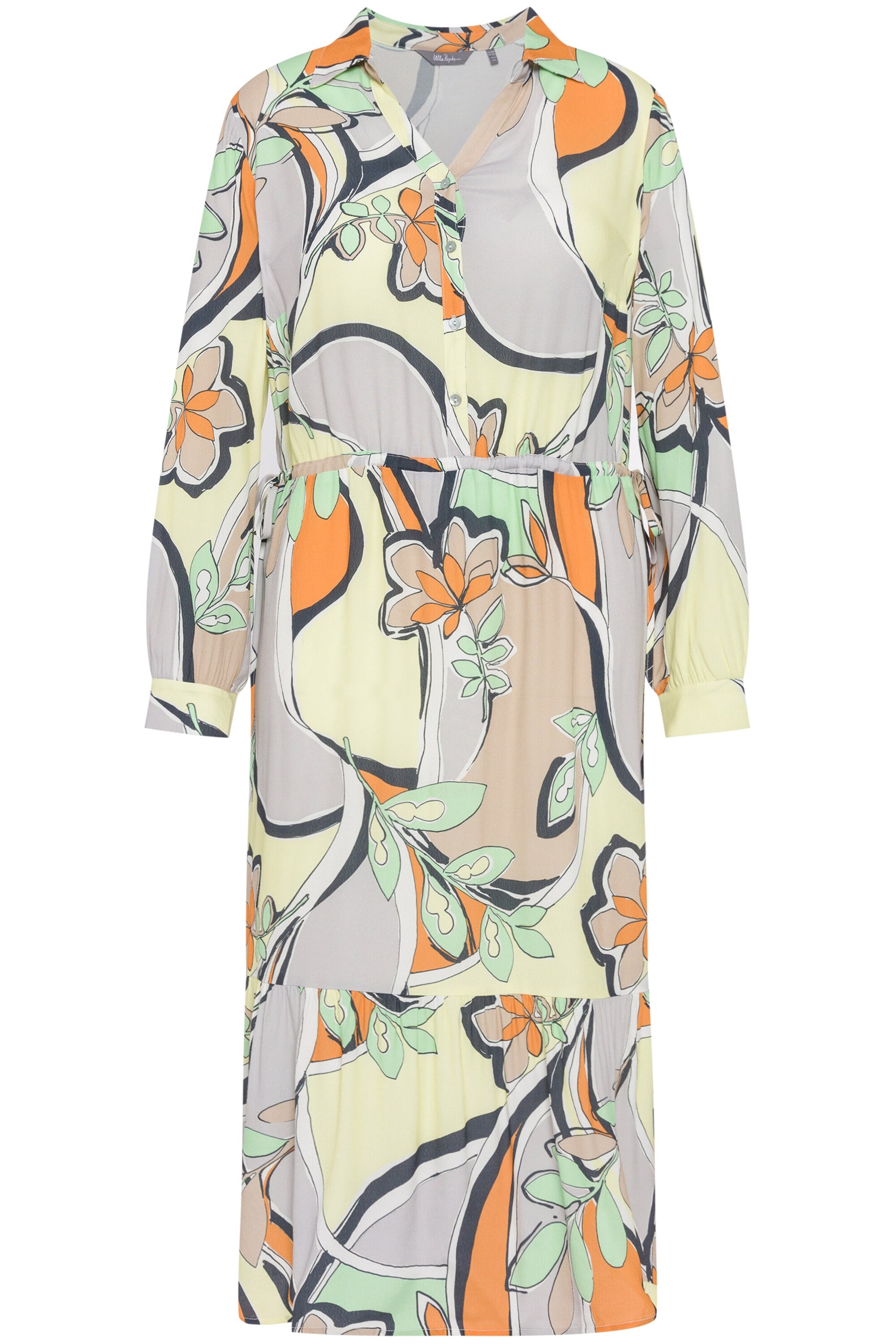 Ulla Popken Shirt dress in Grey: front