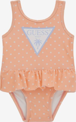 GUESS Swimsuit in Orange: front