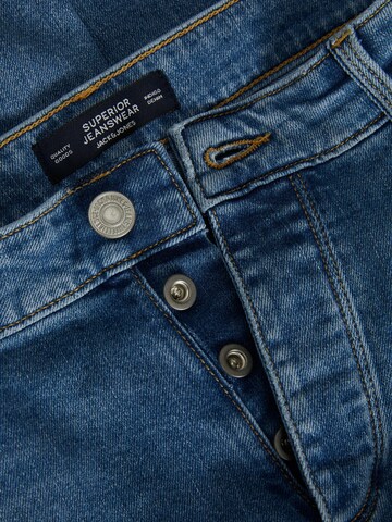 JACK & JONES Regularen Kavbojke 'JJGLenn' | modra barva: sprednja stran
