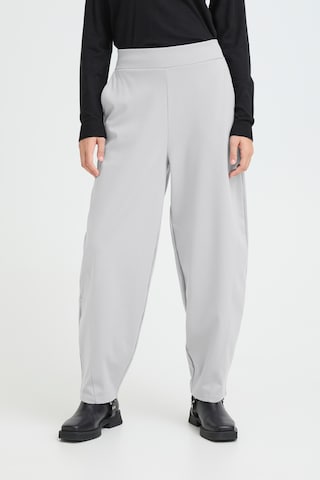 ICHI Barrel Hose in Grau: Vorderseite