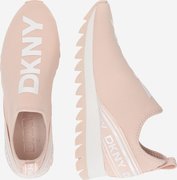 DKNY - Sapatilhas slip-on 'ABBI' em rosa