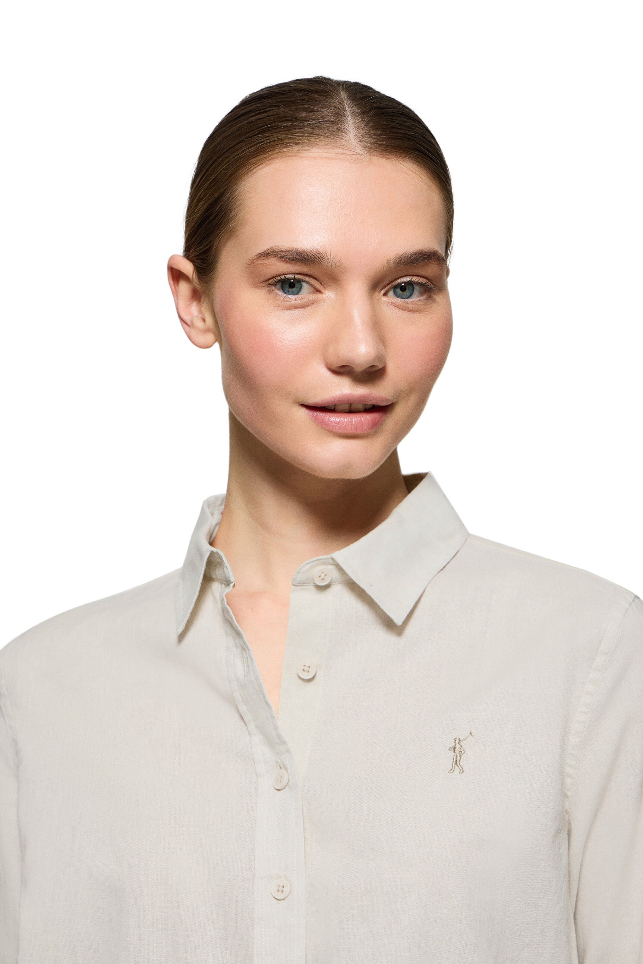 Polo Club Blouse in Beige