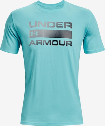 UNDER ARMOUR Functioneel shirt 'Team Issue' in Blauw: voorkant