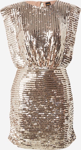 Robe de cocktail 'C_Dillana' BOSS en or : devant