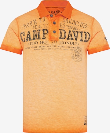 CAMP DAVID Poloshirt in Orange: predná strana