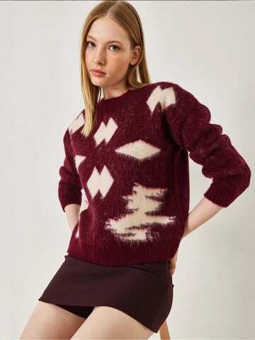 Bianco Lucci Pullover in Rot