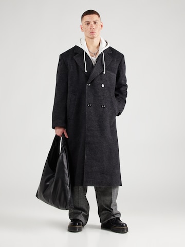 WEEKDAY Демисезонное пальто 'Ludwig Wool Blend Coat' в Черный