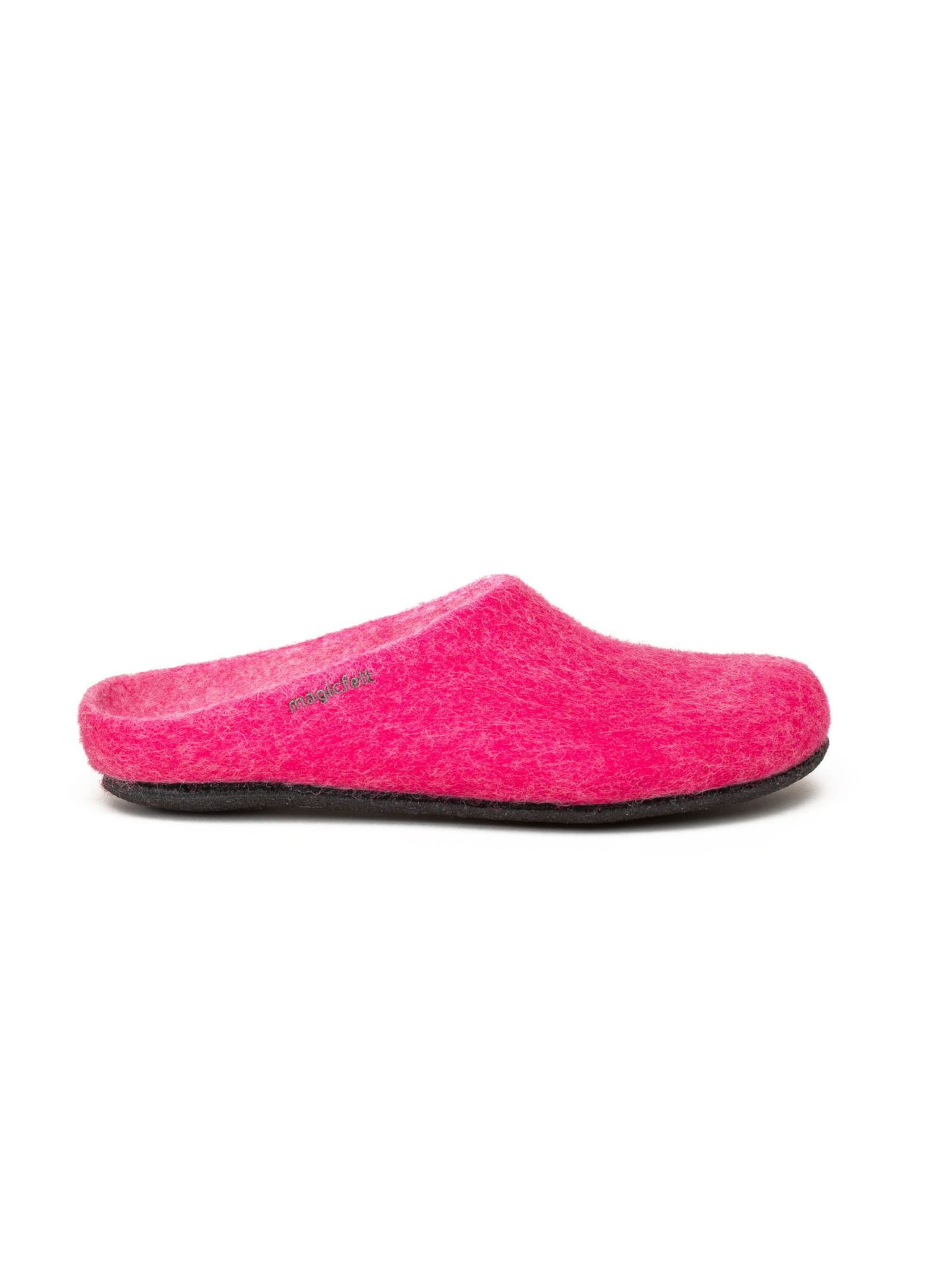 MagicFelt Slippers 'Filzpantoffel Magicfelt 709' in Pink