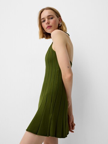 Abito in maglia di Bershka in verde