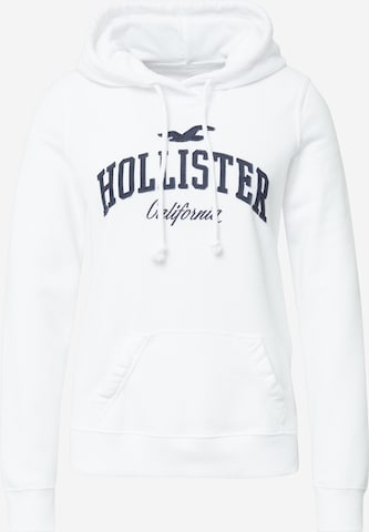 HOLLISTER Sweatshirt in Weiß: predná strana