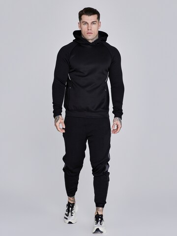 SikSilk Regular Trousers in Black