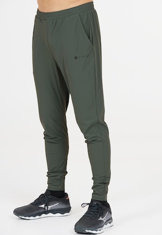 Virtus Tapered Workout Pants 'Alonso' in Green: front