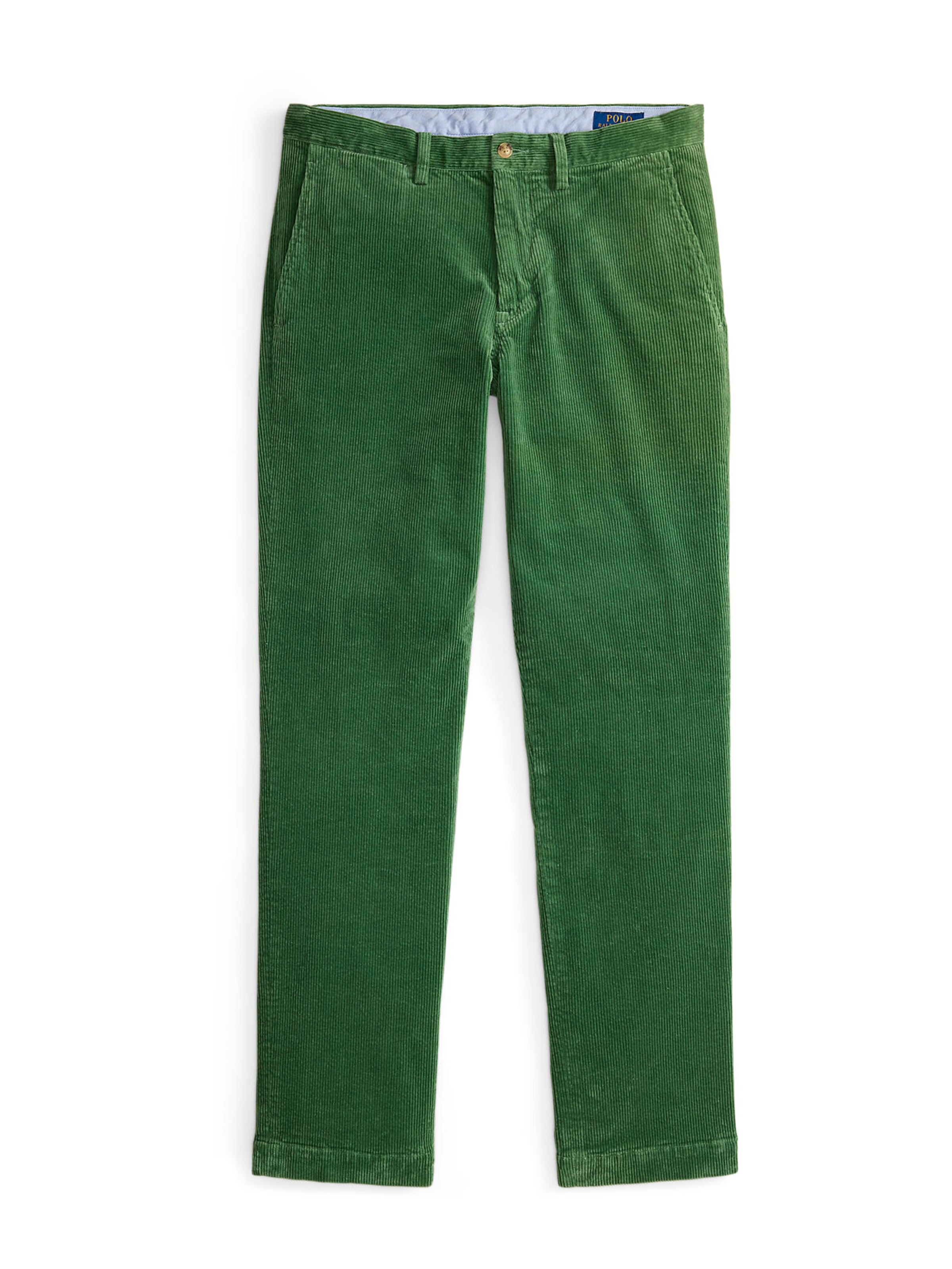 Polo Ralph Lauren - Regular Calças 'BEDFORD' em verde: frente