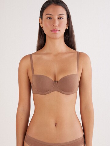 INTIMISSIMI Push-up Bra in Brown: front