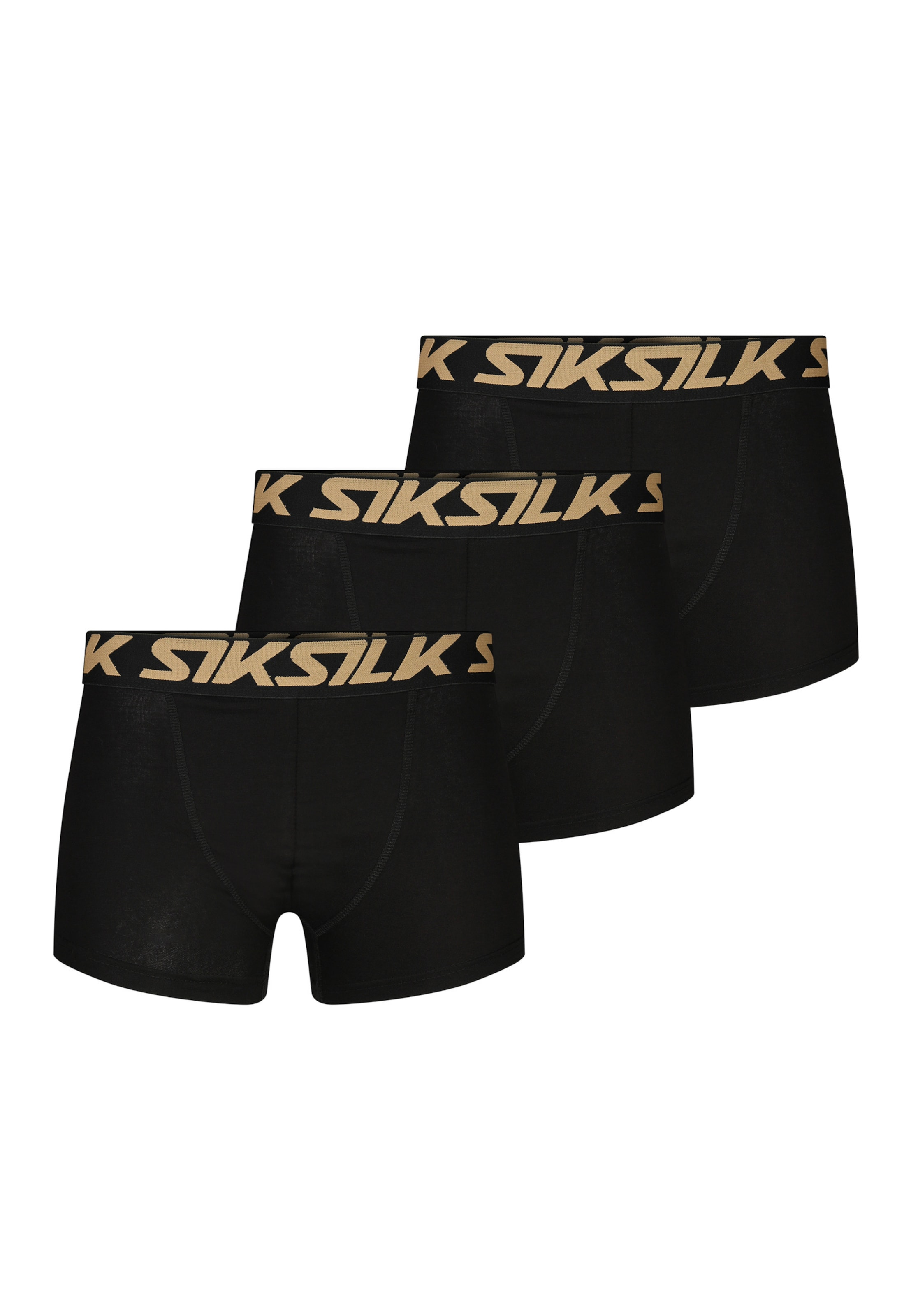 Boxers SikSilk en noir : devant