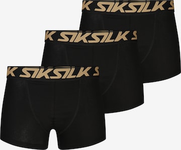 SikSilkBokserice - crna boja: prednji dio