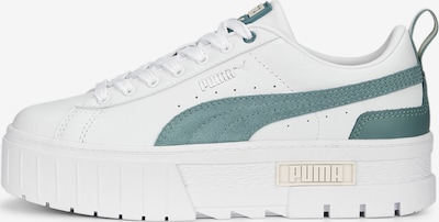 PUMA Låg sneaker 'Mayze' i jade / silver / vit, Produktvy