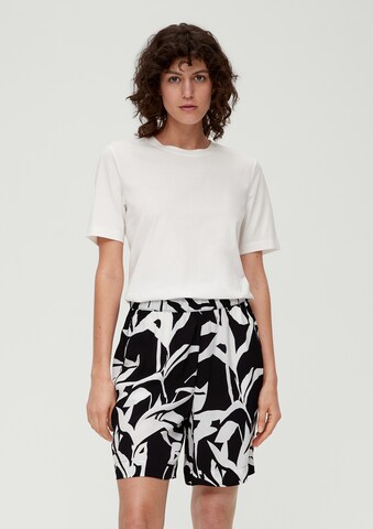 s.Oliver Loose fit Trousers in Black: front