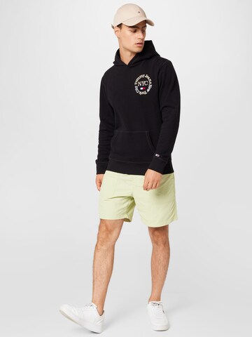 Tommy Jeans Sweatshirt 'Timeless Circle' in Schwarz